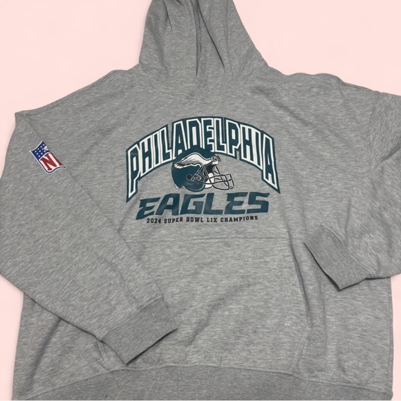 Gray Philadelphia Eagles Hoodie XL - Picture 1 of 4